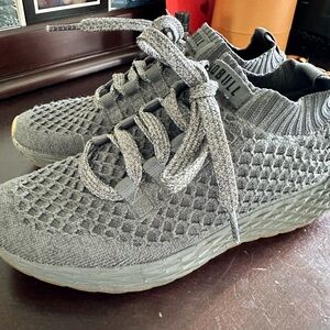 Charcoal knit Nobull runners